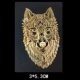 190 Golden Wolf Totem