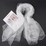 Слегка прозрачная танцевальная марля Фотография фото шелковой шарф