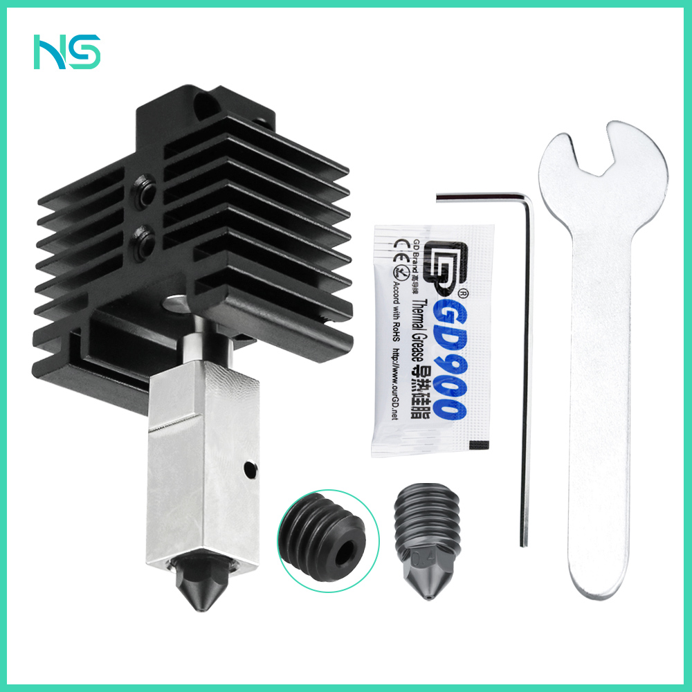 máy in giá rẻ dưới 1 triệu Phụ kiện máy in 3D Huasu nâng cấp bộ đầu phun bằng thép cứng có thể tháo rời bằng tre X1/P1P máy in laser hp may in gia re