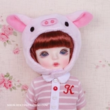 猪 кроличья толстая свиная шляпа｝ 346 очков BJD Baby Используйте переменную крышку маленькой ткани Dal Holala