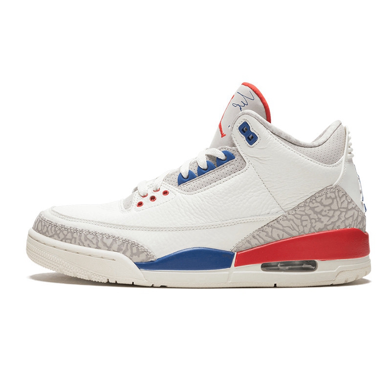 Aj3 Independence DayRetrojordanik Basketball shoes AJ3 Hiroshi Fujiwara black and white cement North Carolina blue Flaming red chlorophyll Men's and women's shoes