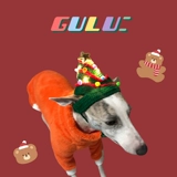 Гуру Гулу: Счастливого Рождества Смеясь шерстяная шляпа собака, собака, кошка кошачья рождественские аксессуары