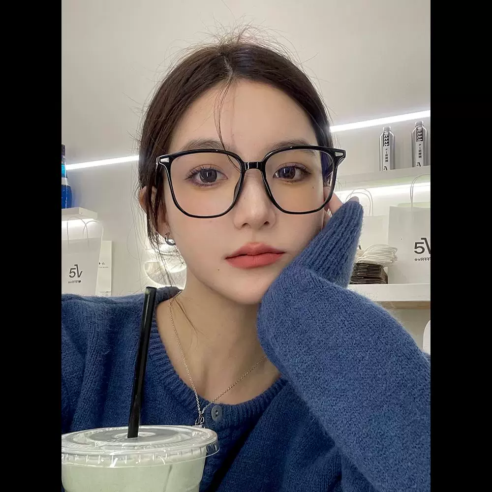 Glasses suitable for small faces women's glasses without pow