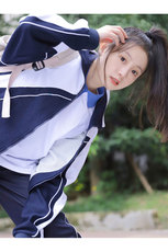 Школьная форма 高中生校服套装初中运动服外套班服小学院风毕业班深圳校服女定制