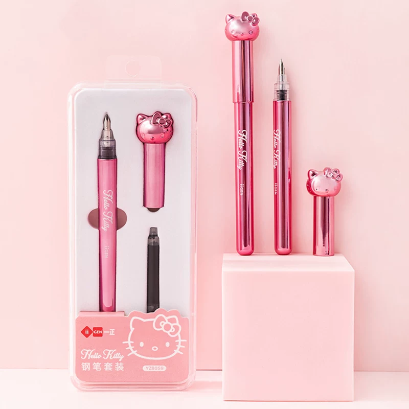 Карандаш Sanrio HelloKitty Foundain Pen Kawaii KTCAT Студенческий каллиграфический