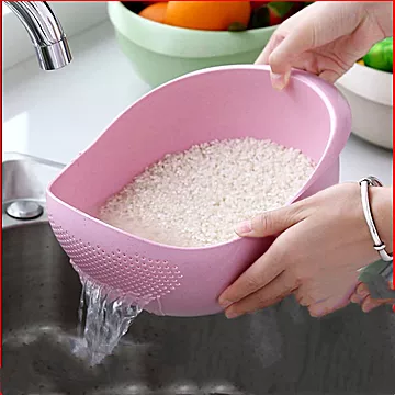 淘米器洗米筛漏塑料洗菜盆沥水篮厨房菜篮子