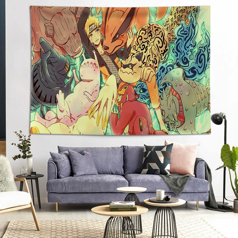 Naruto Background Factering INS Room Decoration