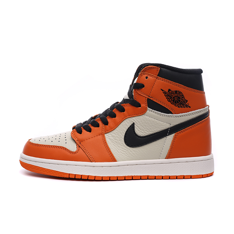 Aj1 Button BrokenAirJordan AJ1 Gao Bang quality goods Nike Men's Shoes Wash blue Soot Obsidian Joe Women's Shoes Mint Green
