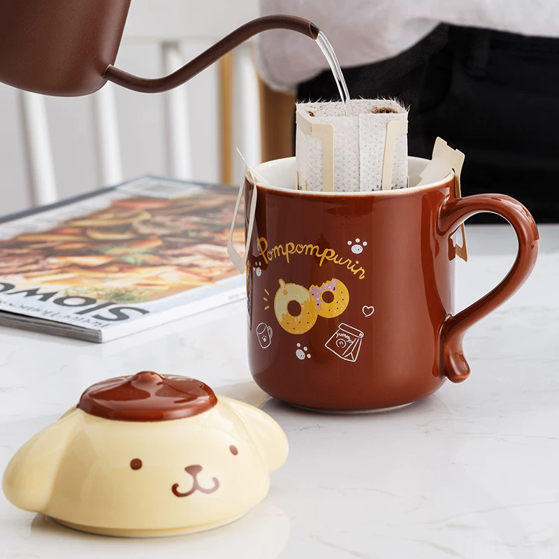 Hellokitty с керамической чашкой в форме чехла милый Sanrio водяная чашка