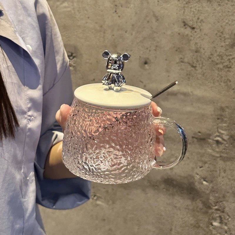 High quality cute glass coffee flavored tea, tea cup