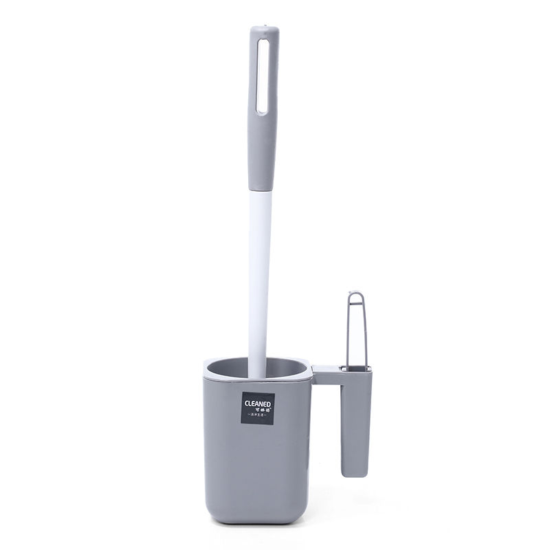 挂壁式马桶刷套装家用马桶刷卫生间厕所刷圆头多功能马桶刷5