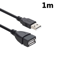 Черный удлинитель, 1м