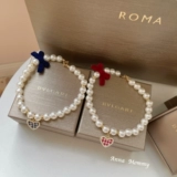 Ожерелье из жемчуга, милый чокер с бантиком, ретро шарф, декор