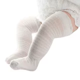 Детские осенние ультратонкие тонкие хлопковые носки, гольфы для новорожденных, 1-3 лет, длина миди, 0-6 мес.