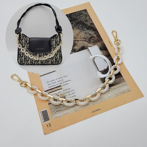 Ретро модный ремешок для сумки, сумка на одно плечо, цепь, сменные бретели, аксессуар для сумки, французский ретро стиль, легкий роскошный стиль