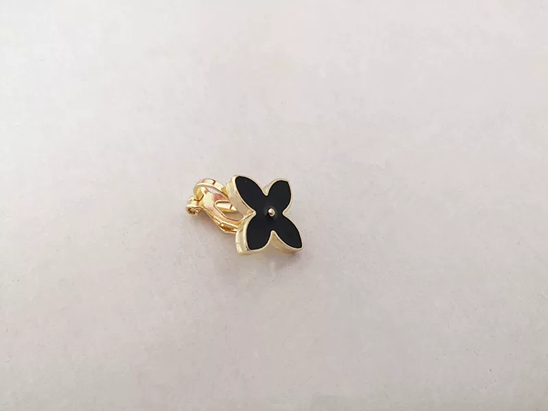 Ear clips, earrings, accessory, cosplay, four-leaf clover, (Physicals)