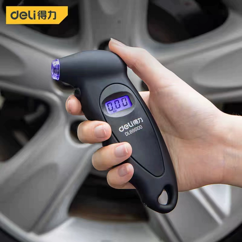 đo áp suất lốp Công cụ mạnh mẽ đa chức năng đo áp suất lốp ô tô lốp ô tô màn hình kỹ thuật số màn hình di động máy đo áp suất lốp máy đo áp suất lốp 