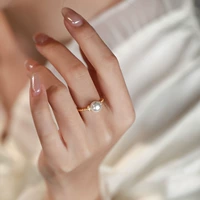 Кольцо с жемчугом семьи Ши, цельное