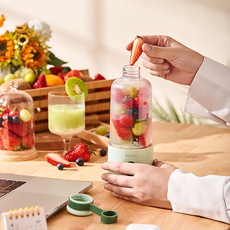 Мини Соковыжималка 便携式榨汁机小型水果榨汁杯家用炸果汁机充电动迷你搅拌杯型现 OTHER