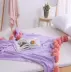 Bắc Âu bông dệt kim chăn nhà mềm giường khăn tắm phòng ngủ điều hòa không khí văn phòng ngủ trưa sofa lông bóng chăn