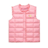 Детский демисезонный жилет с пухом для принцессы, подходит для подростков, 9 лет