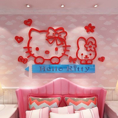 Привет обои наклейки на стенах котенок Decy спальни