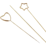 Fairy Love Stick Игрушка Дети украшение торта свеча добавление светящихся звезд рождения с атмосферой шелковой палочкой