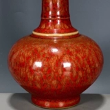 Европейский фоновый антикварный фарфор Daaqing Kangxi Год жертвы красной глазурь