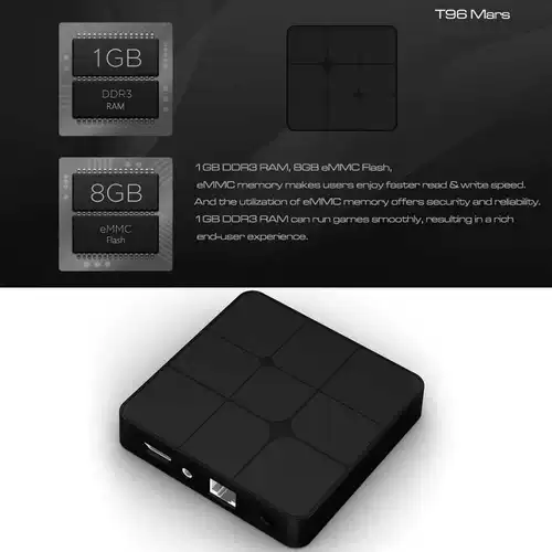 T96 Marx Smart Android TV Box Android 7.1 RK3229 Quad Core U