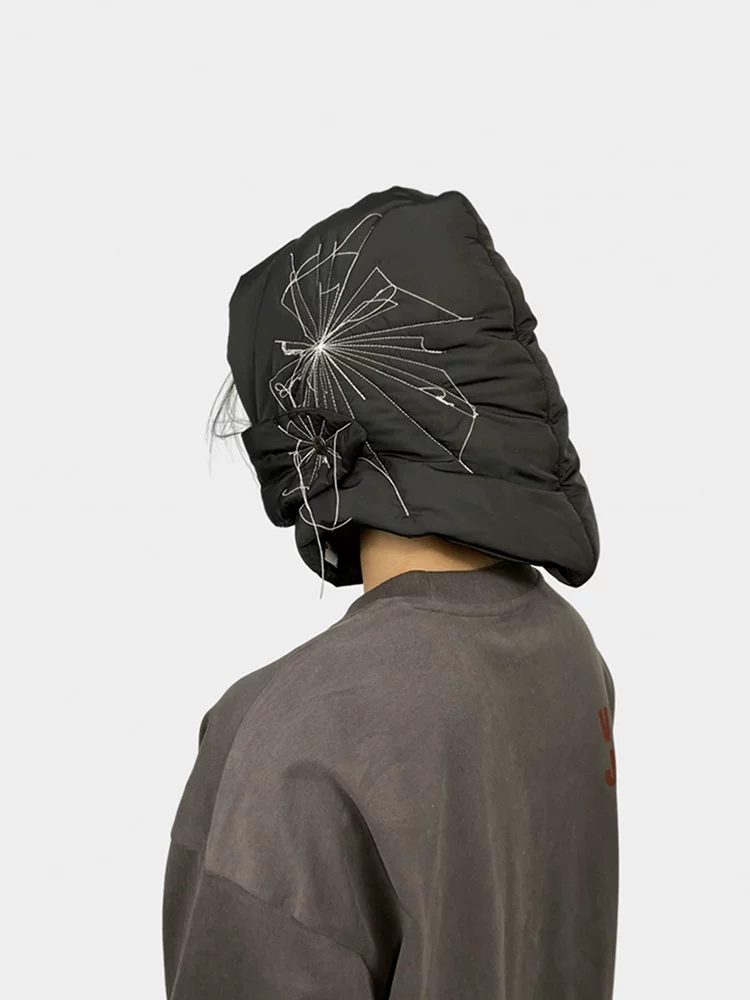 VAJAVU 23AW оригинальные хлопковые диски теплые Балакра французская шляпа уличное нишевое оформление Лей Фенг шляпа