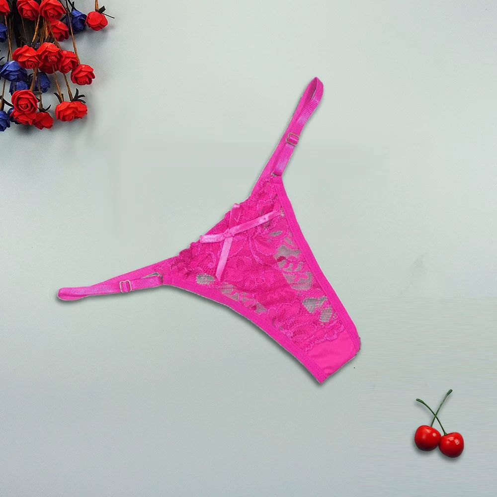 3 шт./набор женщины sexy thong трусики кружевные прозрачные