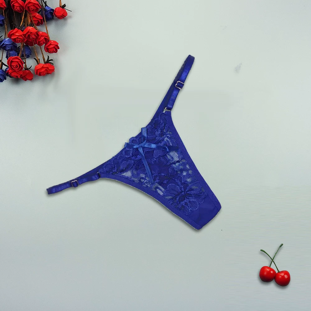 3 шт./набор женщины sexy thong трусики кружевные прозрачные