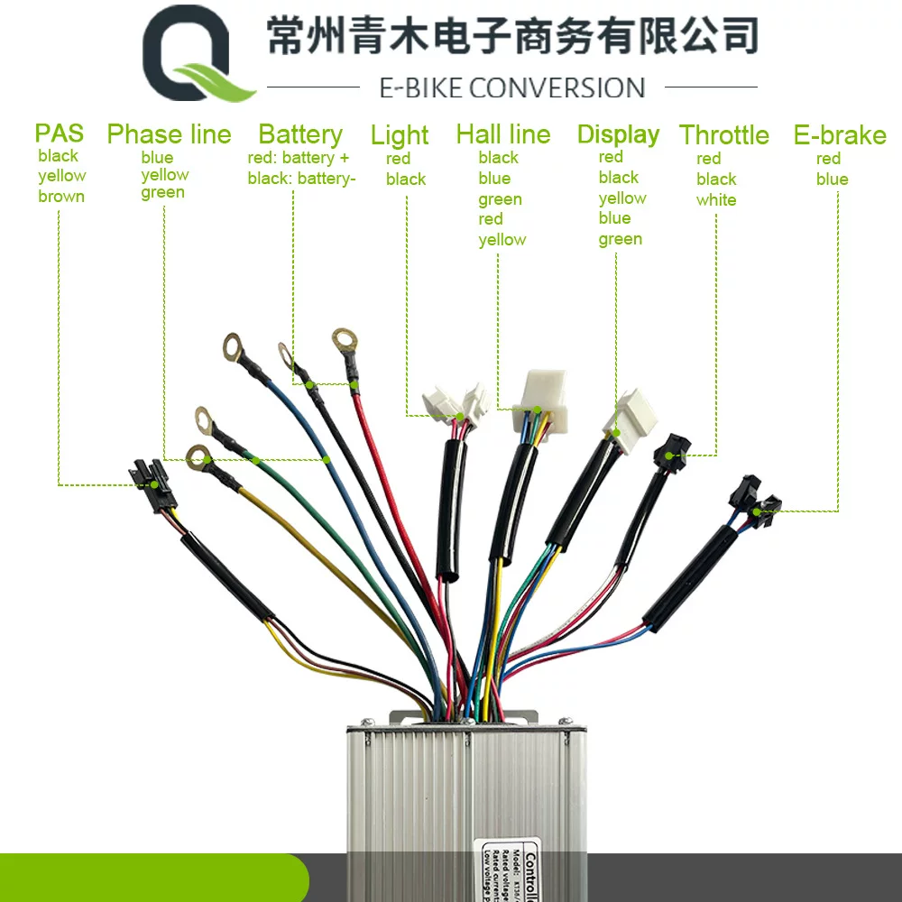 Controller, electric modified compatible bike with accessories, engine, 48v, 50A, 3000W
