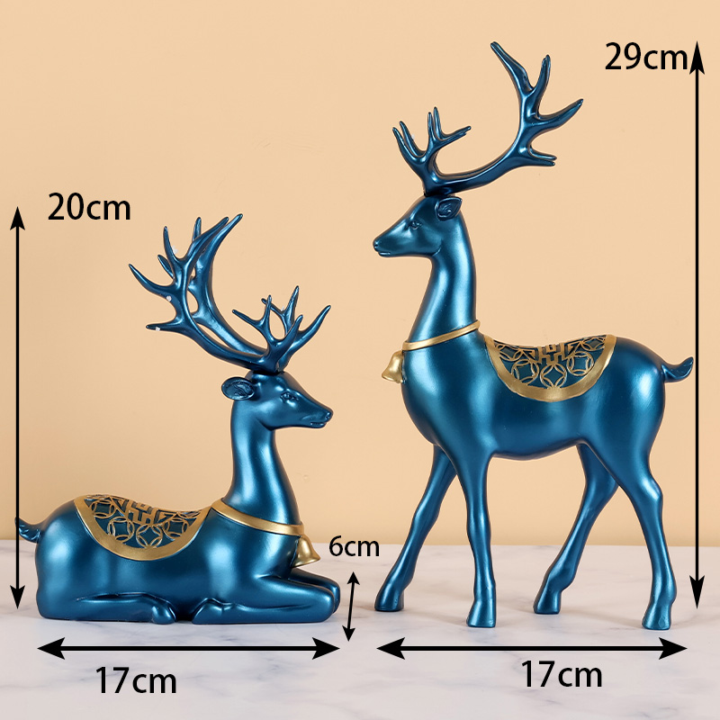 Lucky Deer (Sapphire Blue)