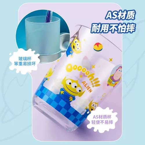 Miniso, ополаскиватель для рта, клубника, маленькая ударопрочная пластиковая зубная щетка, увеличенная толщина