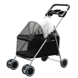 Складная портативная тележка для выхода на улицу, домашний питомец, кот, подходит для подростков, кошки и собаки