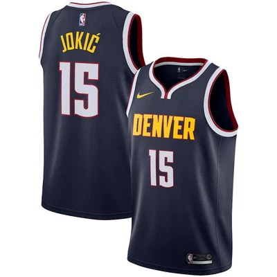 Американская версия Genuine Nuggets No. 15 Jakich Jersey 1 Porter Gordon Мужские баскетбольные ткани 27 Murray City Version