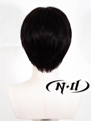 taobao agent [Gift Boarding Insurance] COS Wig Show Shanfei Volleyball Teenagers Natural Black Beauty Teen