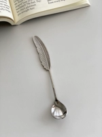 Серебряная перо чайная ложка