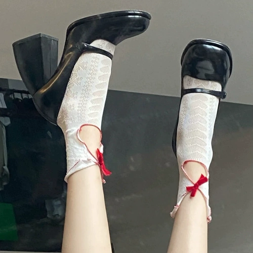 Обувь, голова куклы, ретро японские туфли на высоком каблуке