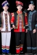 New Miao trang phục nam thiểu số trang phục biểu diễn Zhuang trang phục của nam giới Yi Li dân tộc hiệu suất quần áo bầu không khí quần jean nam Trang phục dân tộc