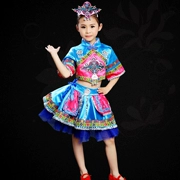Dân tộc mới Yi người, Miao, ca sĩ solo dịch vụ biểu diễn cô gái hạnh phúc ánh nắng mặt trời trang phục