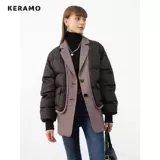 Зимняя женская куртка в падке Parkas короткое пальто толстое хлопок PA