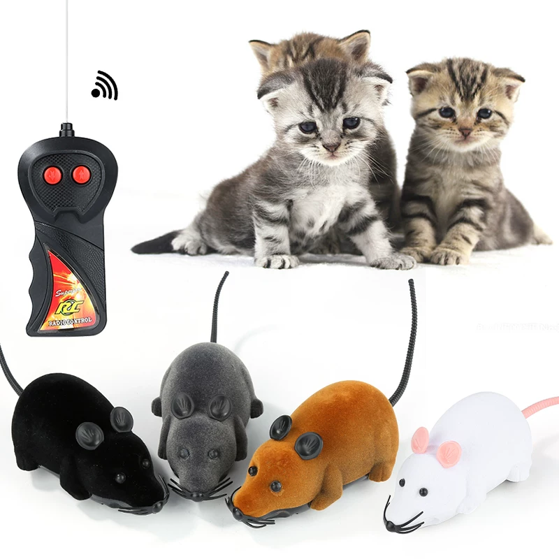 [Cat Funny Toys Remote Control Wireless Electronic Rat Mouse]