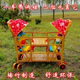 Коляска для близнецов, тележка с сидением, можно сидеть и лежать