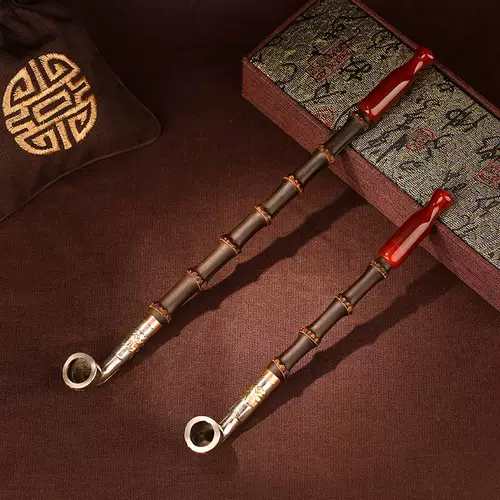 Медная ониксовая старомодная курительная трубка ручной работы, подарок на день рождения