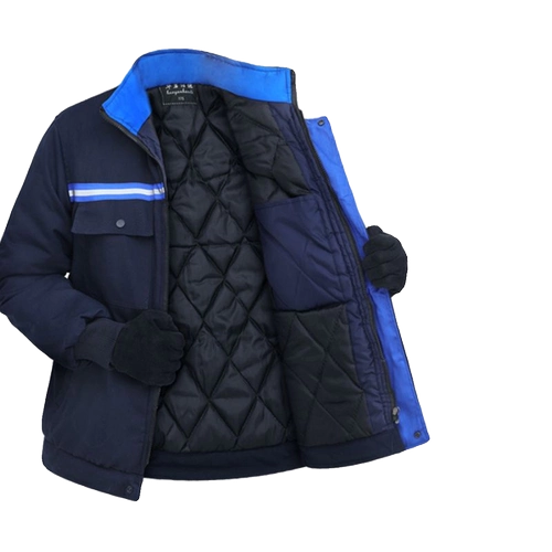 Зимний удерживающий тепло пуховик, светоотражающая дорожная куртка, увеличенная толщина