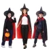 Trang phục Halloween dành cho người lớn và trẻ em áo choàng đen áo choàng thuật sĩ áo dây chết ma cà rồng trang phục hóa trang