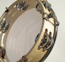 Детский бубен 奥尔夫乐器 手摇铃鼓 专业双排铃 打击乐器