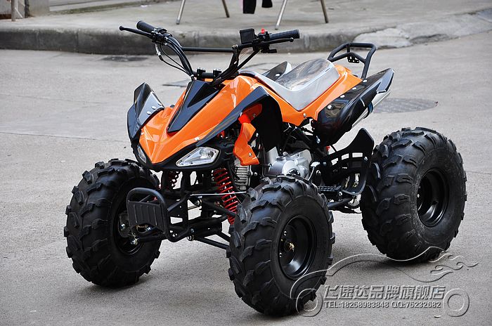 Nâng cấp dầu lạnh 125 nhỏ Mars ATV 10 inch F1 nhôm bánh xe đôi bốn bánh xe máy off-road xe dụng cụ nhôm hàng moto trẻ em